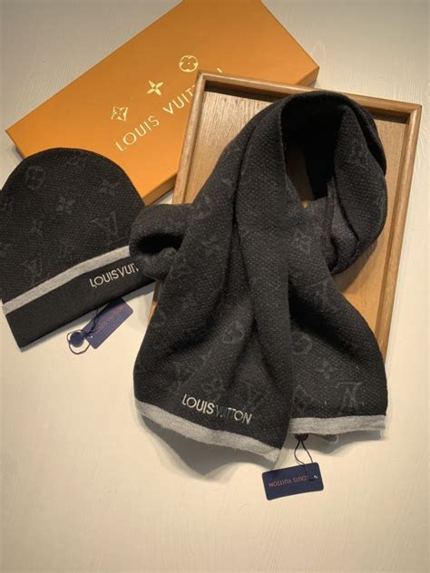 louis vuitton mens visor|lv hat and scarf set.